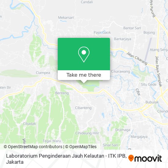 Laboratorium Penginderaan Jauh Kelautan - ITK IPB map