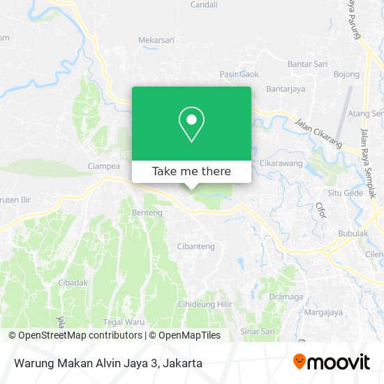 Warung Makan Alvin Jaya 3 map