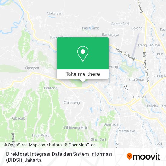 Direktorat Integrasi Data dan Sistem Informasi (DIDSI) map