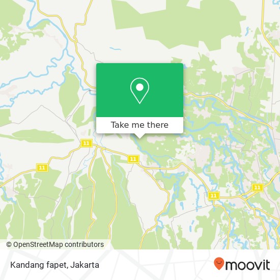 Kandang fapet map