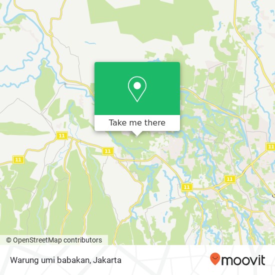 Warung umi babakan map