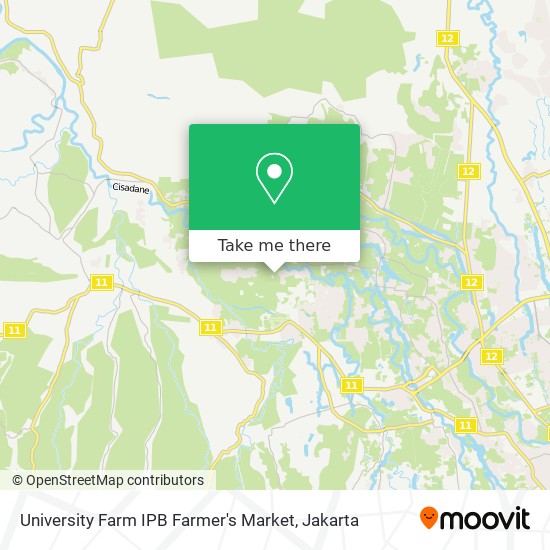 University Farm IPB Farmer's Market map