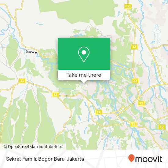 Sekret Famili, Bogor Baru map