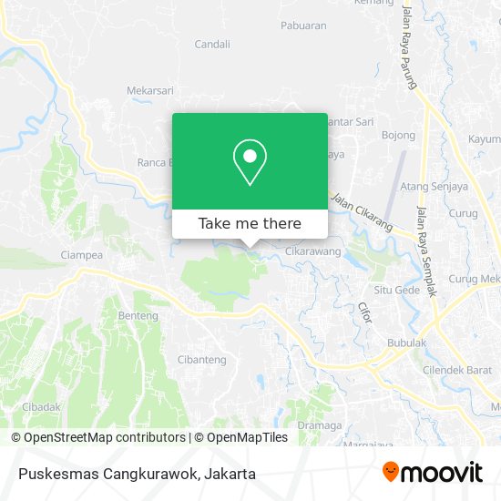 Puskesmas Cangkurawok map