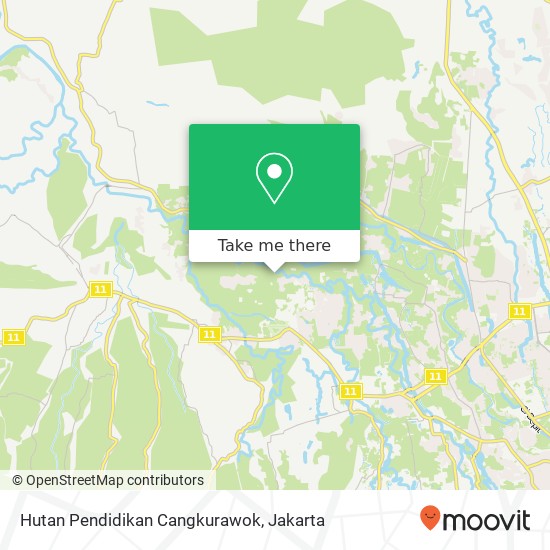 Hutan Pendidikan Cangkurawok map