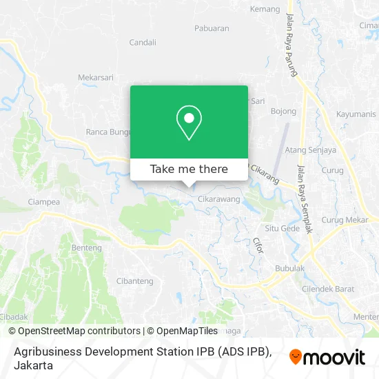 Agribusiness Development Station IPB (ADS IPB) map