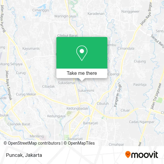 Puncak map