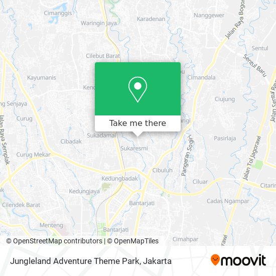 Jungleland Adventure Theme Park map