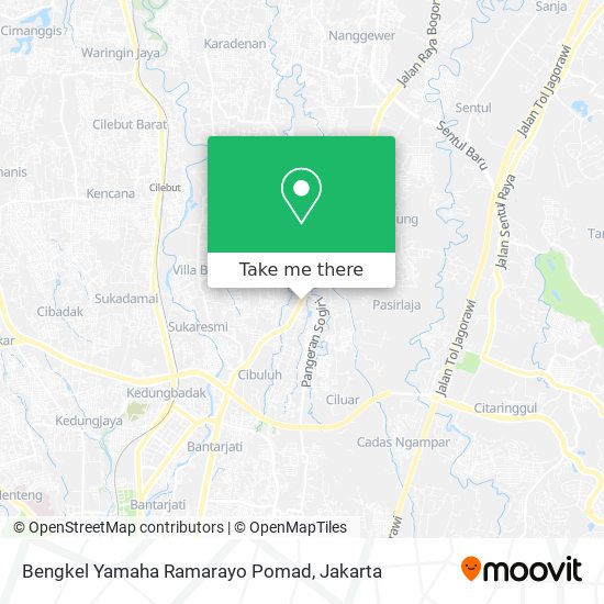 Bengkel Yamaha Ramarayo Pomad map