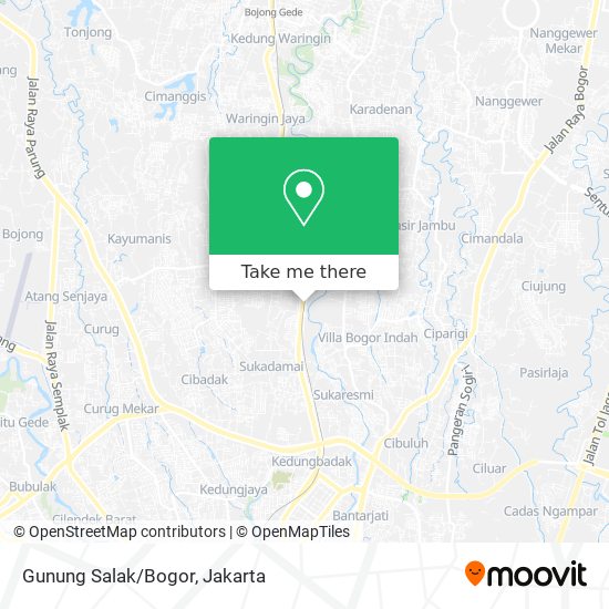 Gunung Salak/Bogor map