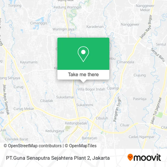 PT.Guna Senaputra Sejahtera Plant 2 map