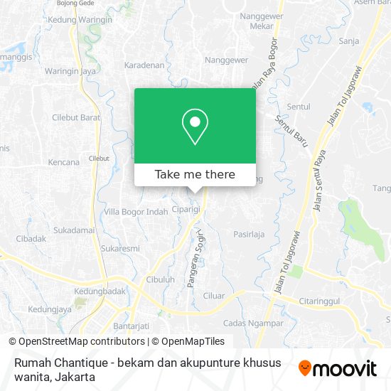 Rumah Chantique - bekam dan akupunture khusus wanita map