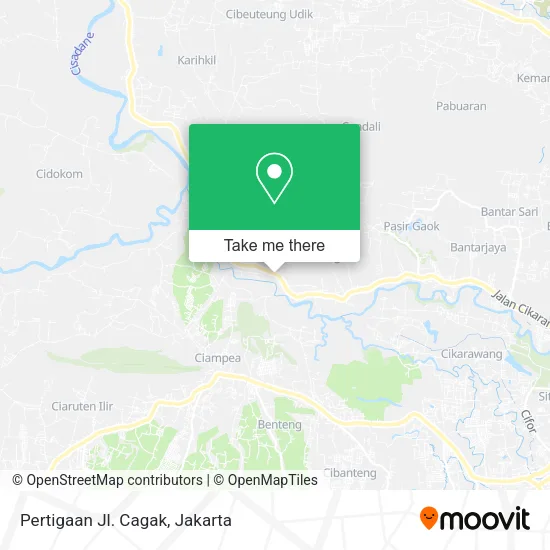 Pertigaan Jl. Cagak map