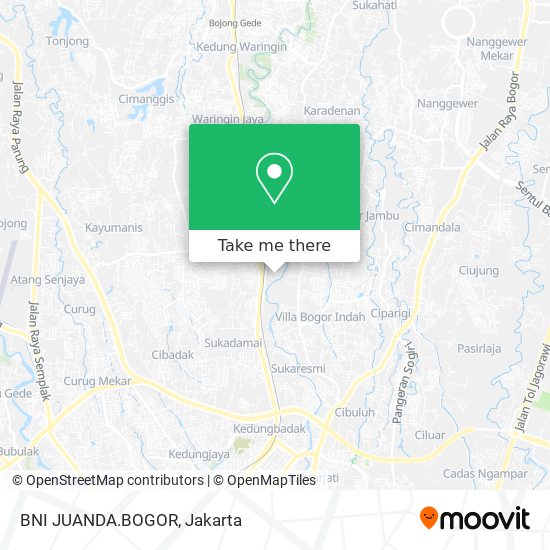 BNI JUANDA.BOGOR map