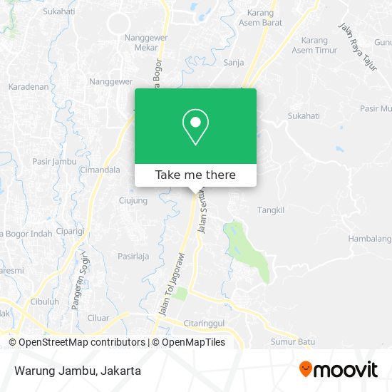 Warung Jambu map