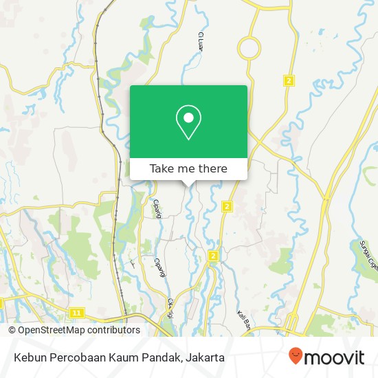 Kebun Percobaan Kaum Pandak map