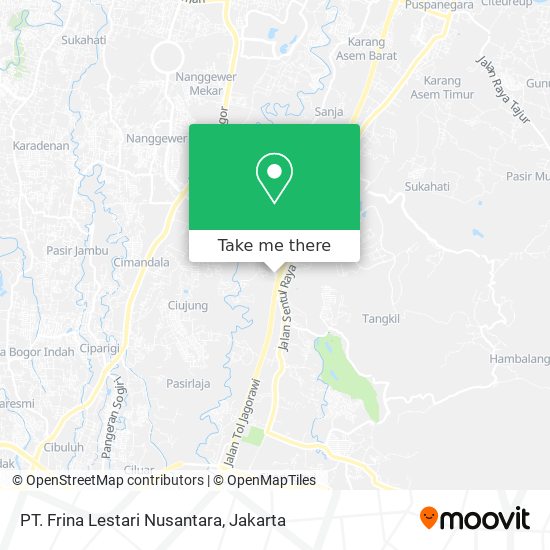PT. Frina Lestari Nusantara map