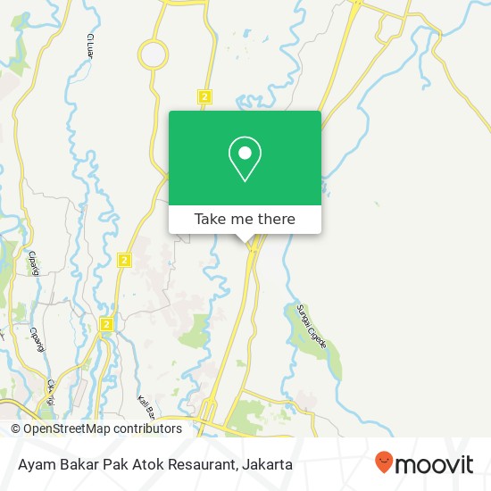 Ayam Bakar Pak Atok Resaurant map