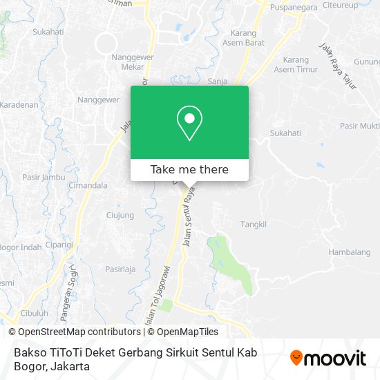 Bakso TiToTi Deket Gerbang Sirkuit Sentul Kab Bogor map