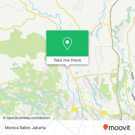 Monica Salon map
