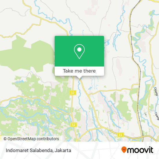 Indomaret Salabenda map