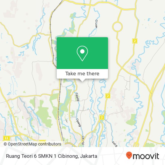 Ruang Teori 6 SMKN 1 Cibinong map