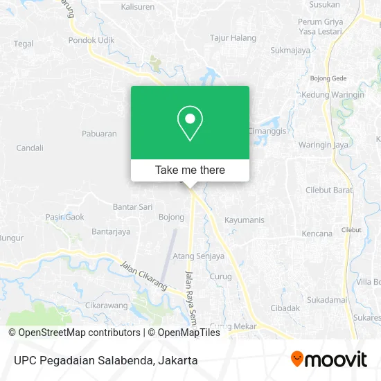 UPC Pegadaian Salabenda map