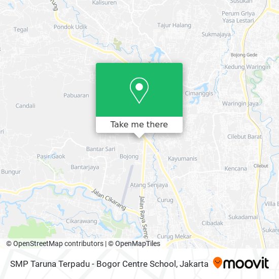 SMP Taruna Terpadu - Bogor Centre School map