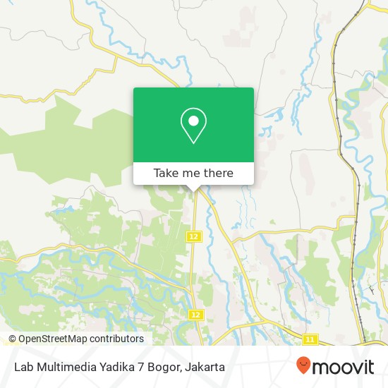 Lab Multimedia Yadika 7 Bogor map