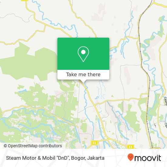 Steam Motor & Mobil "DnD", Bogor map