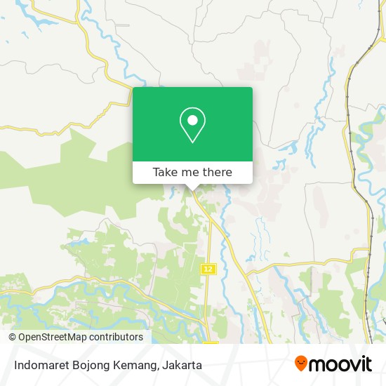 Indomaret Bojong Kemang map