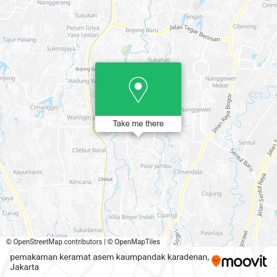 pemakaman keramat asem kaumpandak karadenan map