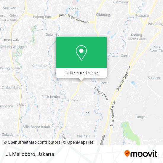 Jl. Malioboro map