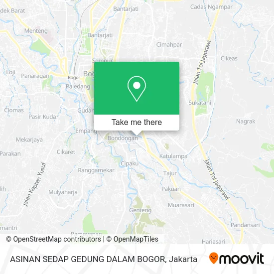 ASINAN SEDAP GEDUNG DALAM BOGOR map