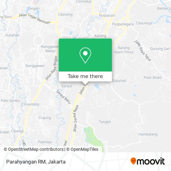 Parahyangan RM map