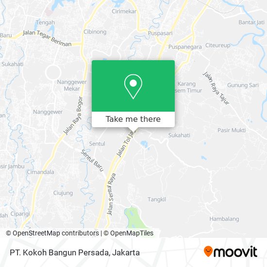 PT. Kokoh Bangun Persada map