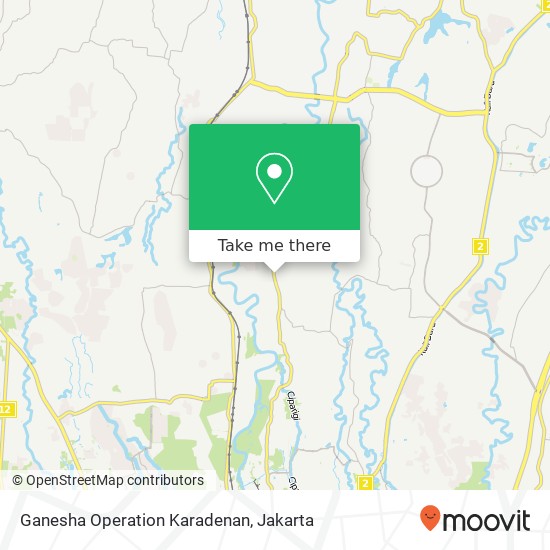 Ganesha Operation Karadenan map