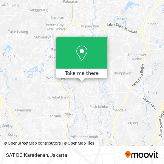 SAT DC Karadenan map