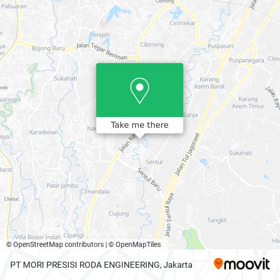 PT MORI PRESISI RODA ENGINEERING map