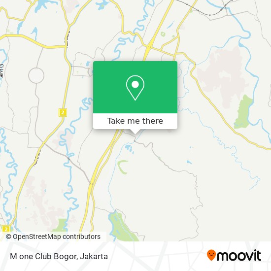 M one Club Bogor map