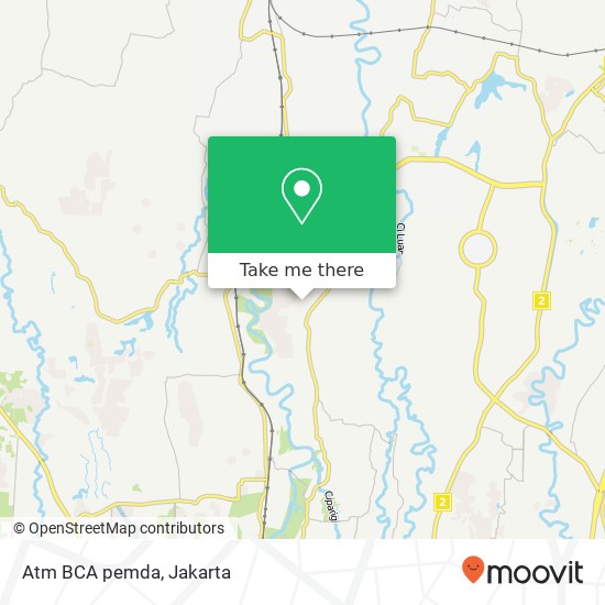 Atm BCA pemda map