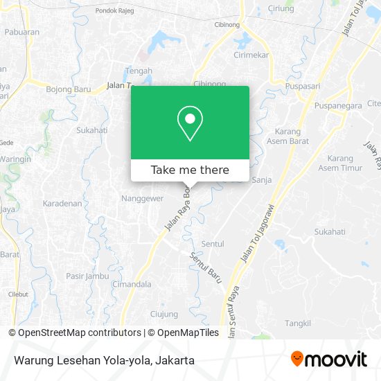 Warung Lesehan Yola-yola map