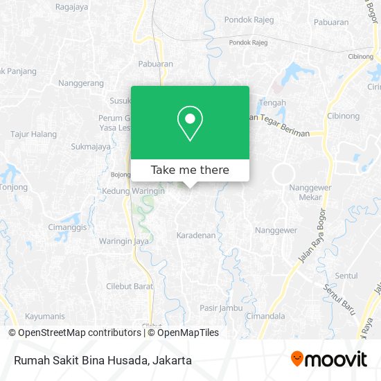 Rumah Sakit Bina Husada map