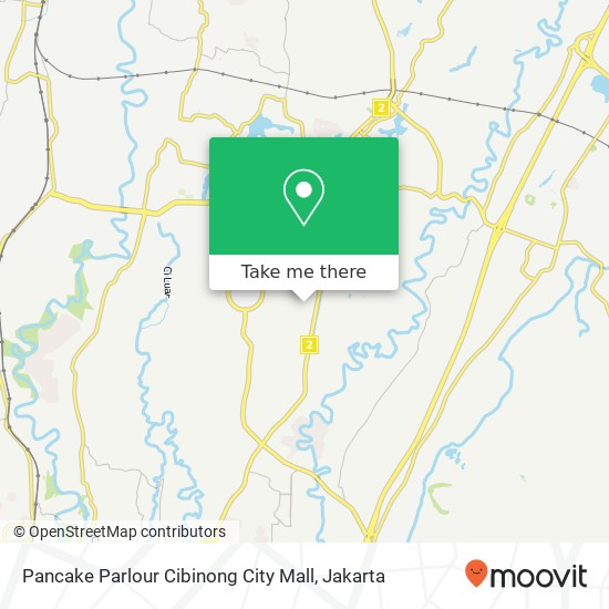 Pancake Parlour Cibinong City Mall map