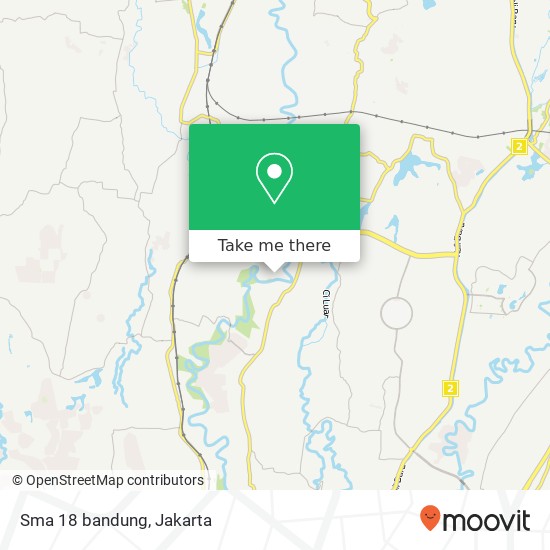 Sma 18 bandung map