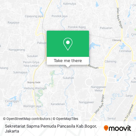 Sekretariat Sapma Pemuda Pancasila Kab.Bogor map