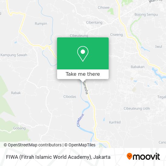 FIWA (Fitrah Islamic World Academy) map