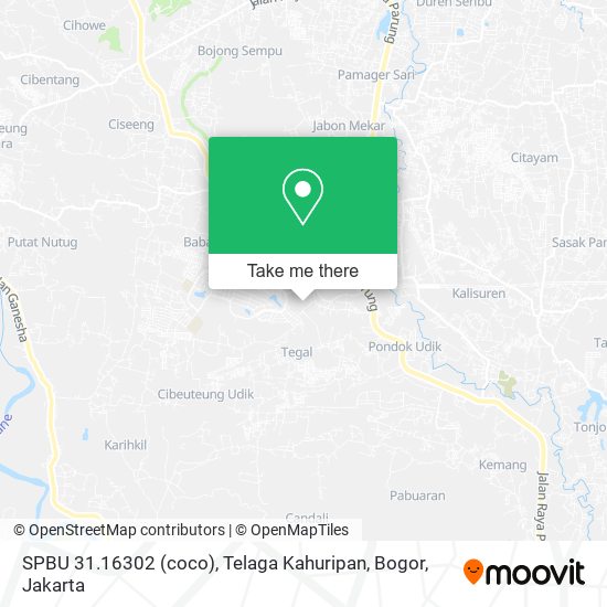SPBU 31.16302 (coco), Telaga Kahuripan, Bogor map