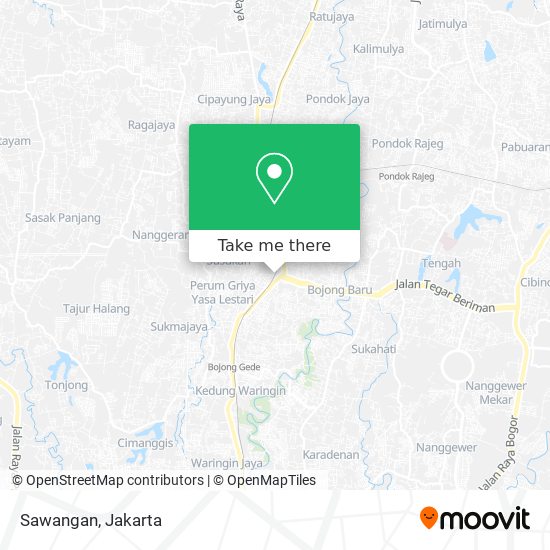 Sawangan map