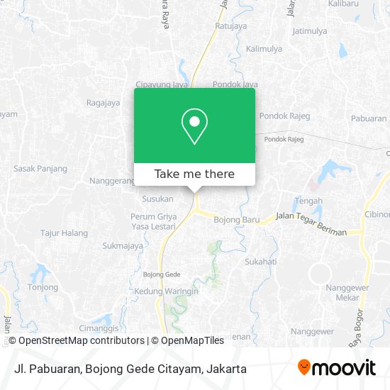 Jl. Pabuaran, Bojong Gede Citayam map